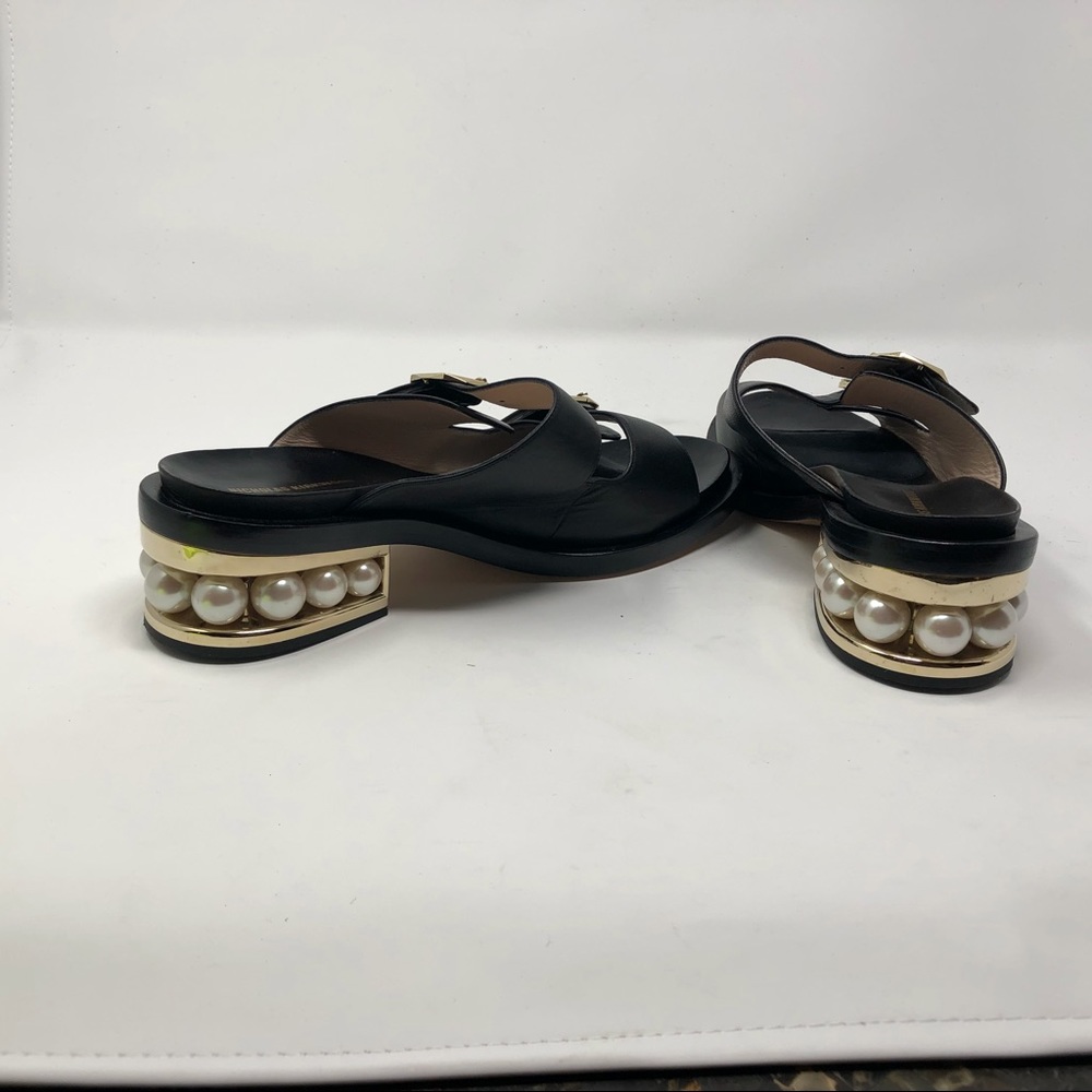 Nicholas Kirkwood Casati Black Mule Sandals - Picture 4 of 7